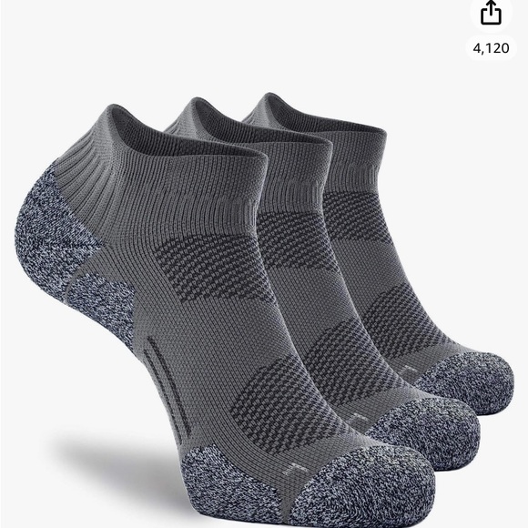 NWT CWVLC compression athletic ankle socks 3 pack - Picture 3 of 9